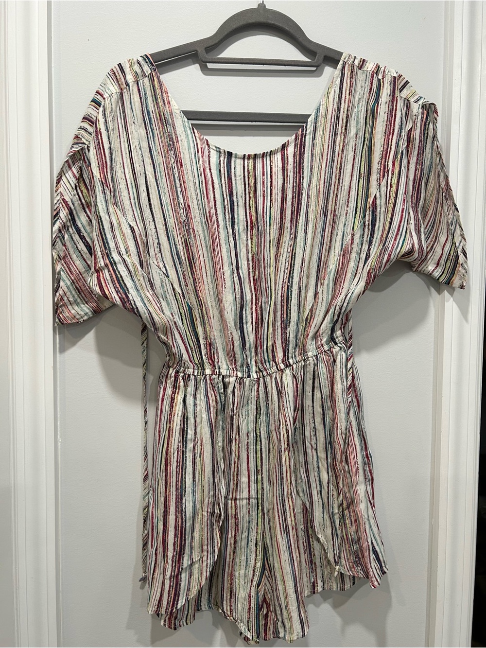 BCBGeneration Multicolor Striped Knit Top